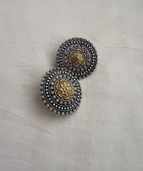 Two tone studs-Earrings-CI-House of Taamara