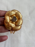 Gold polish flower adjustable kada-Silver Bracelet-CI-House of Taamara