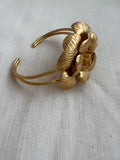 Gold polish flower adjustable kada-Silver Bracelet-CI-House of Taamara
