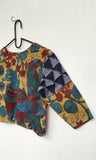 Kalamkari Cotton blouse-Blouse-House of Taamara-House of Taamara