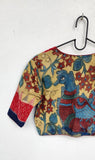 Kalamkari Cotton blouse-Blouse-House of Taamara-House of Taamara