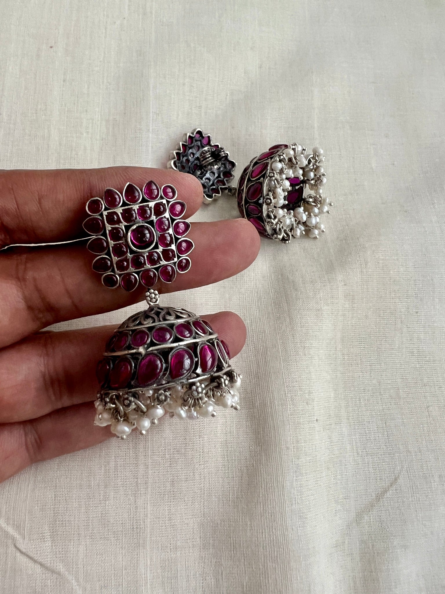 Big Jhumka, Jhumka for Wedding,black Jhumka, Black Stone Earrings,indian  Earrings, Pakistani Jhumka, Jhumka Jewellery,women Jhumka Earrings - Etsy